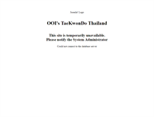 Tablet Screenshot of ooistaekwondothailand.ooitkd.com